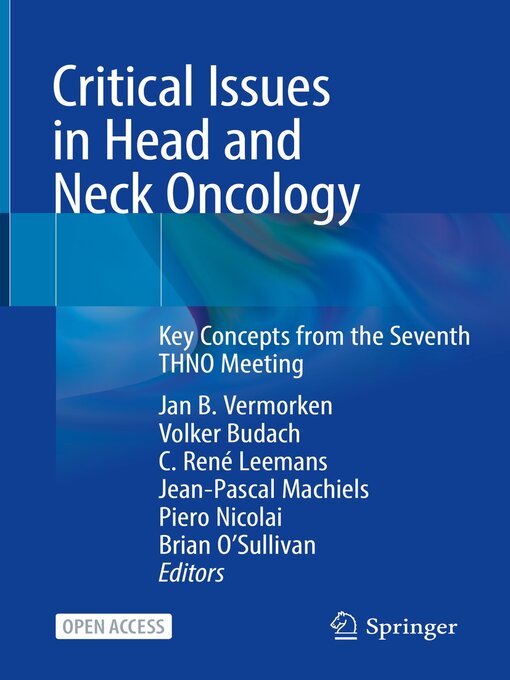 Title details for Critical Issues in Head and Neck Oncology by Jan B. Vermorken - Available